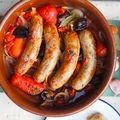 Biała kiełbasa ze śliwkami i rozmarynem. Przepis krok po kroku.