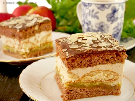 Ciasto Słodki Ancymonek - pyszny przekładaniec z jabłkami