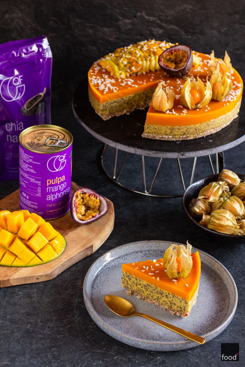 Ptasie mleczko z nasionami chia i mango