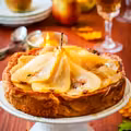 Tarta gruszkowa z masą budyniową! To najlepszy deser na jesienny weekend