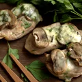 Polędwiczki z pieczarkami i serem gorgonzola
