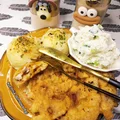 Pierś drobiowa w cieście naleśnikowym smażona