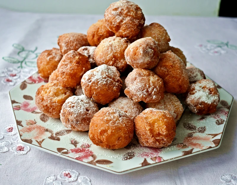 Cytrynowe pączki serowe