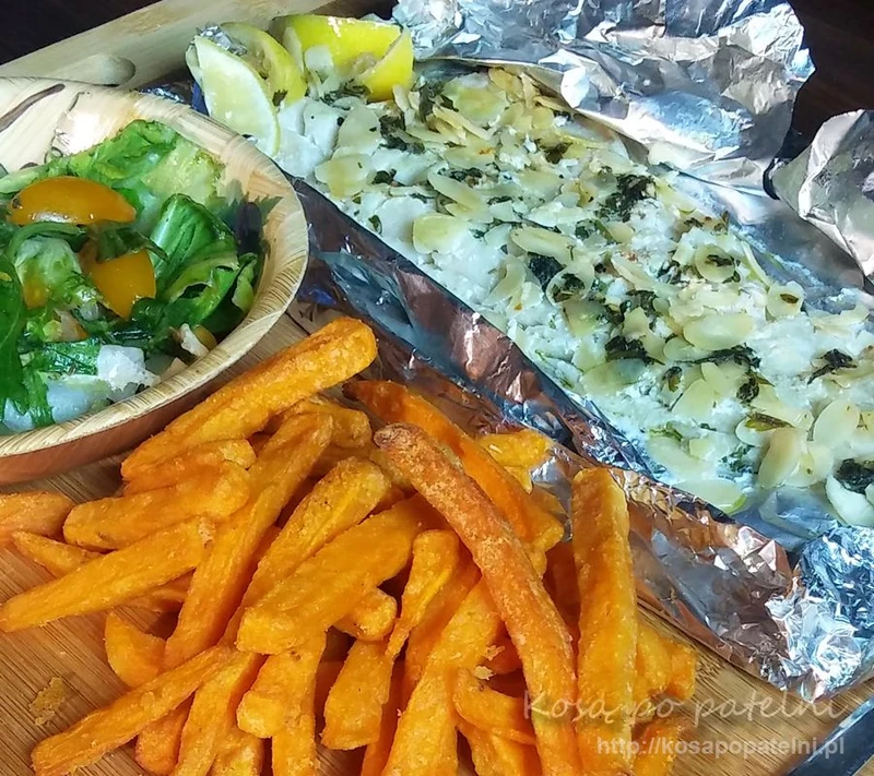Filet z dorsza pieczony w migdałach