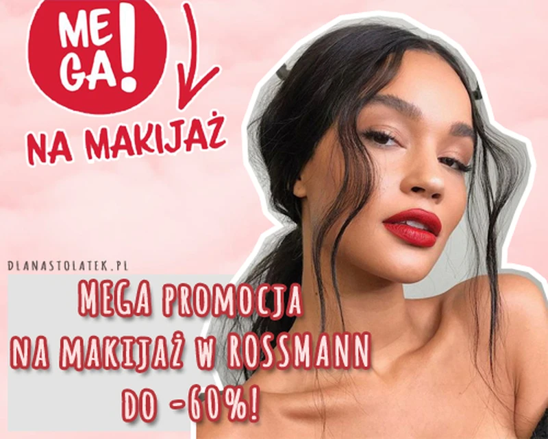 MEGA promocja na makijaż w ROSSMANN do -60%!