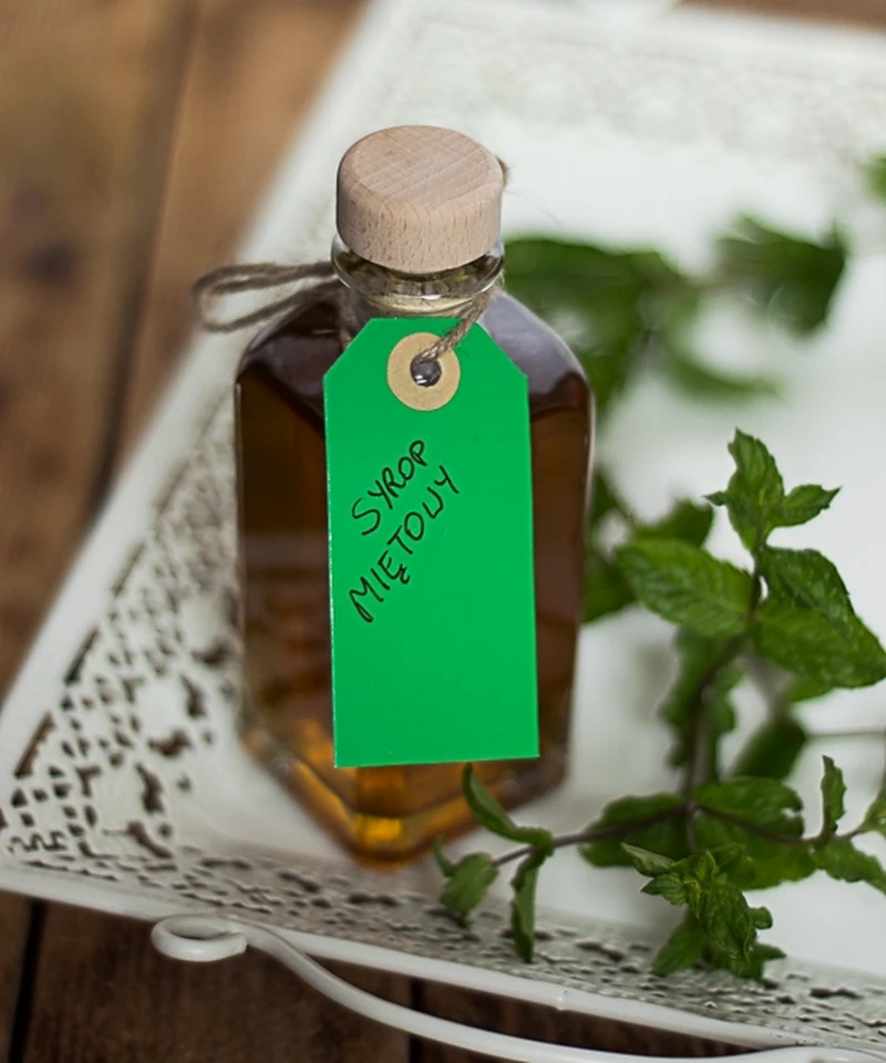 Domowy syrop miętowy