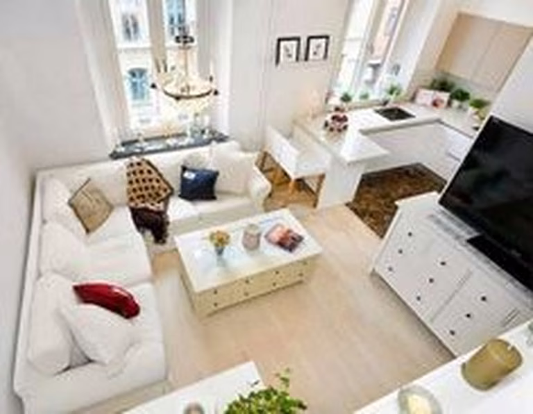 Pokój z otwartą kuchnią