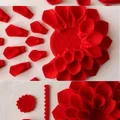 Kwiaty z materiału - dekoracje