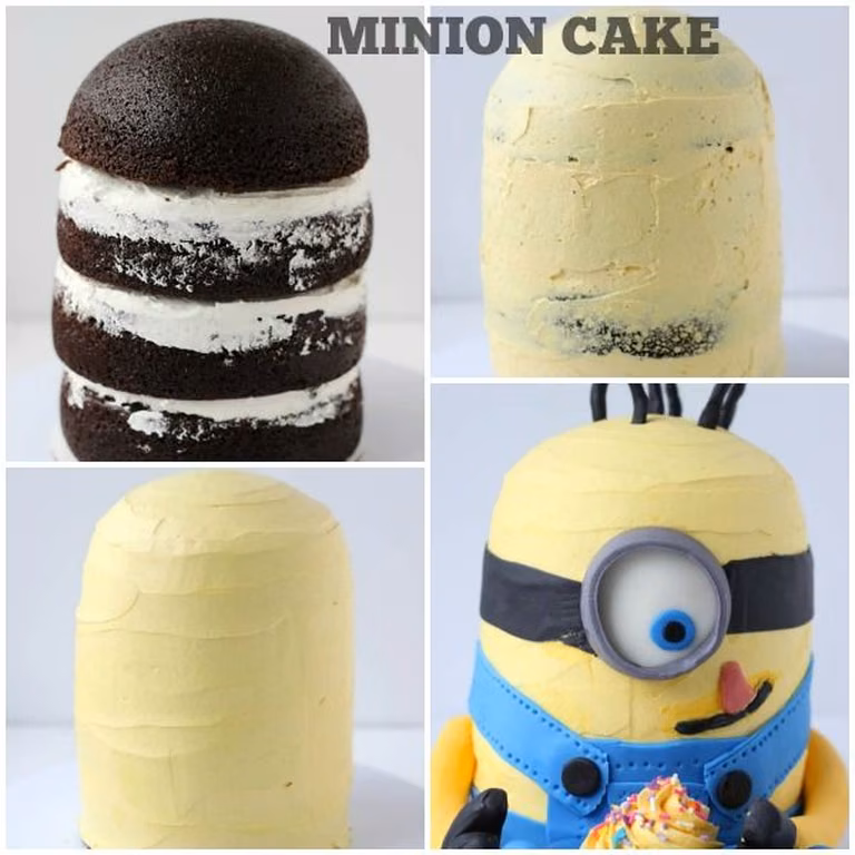 Zobacz jak zrobic tort z Minionkiem