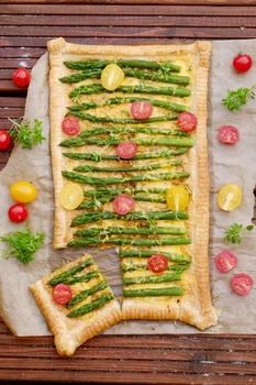Tarta ze szparagami