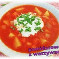 Zupa pomidorowa z warzywami