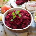 Buraczki zasmażane z jabłkiem
