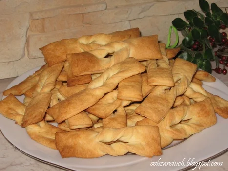 Faworki pieczone w piekarniku