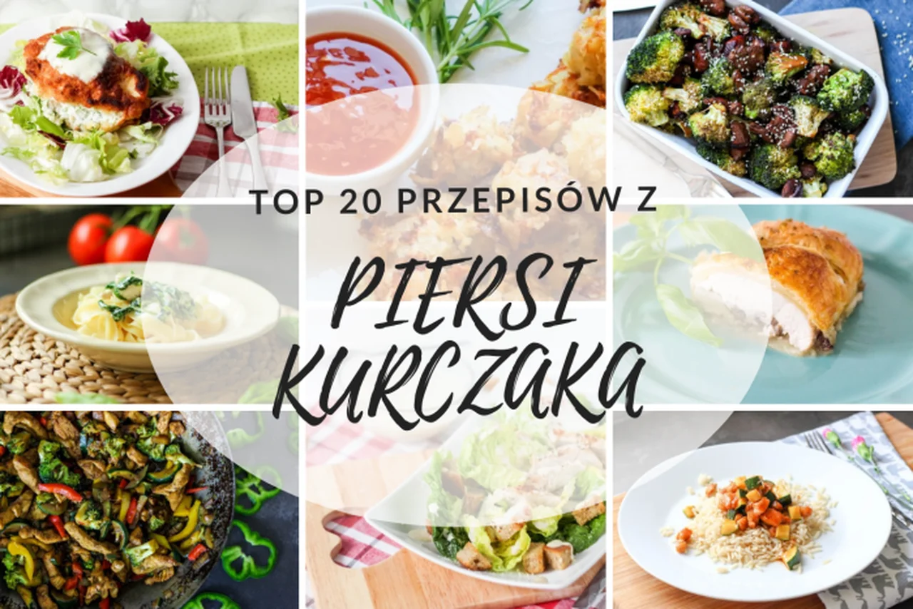 TOP 20 Przepisów z Piersi Kurczaka