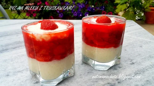 Waniliowy Ryż na Mleku z Truskawkami
