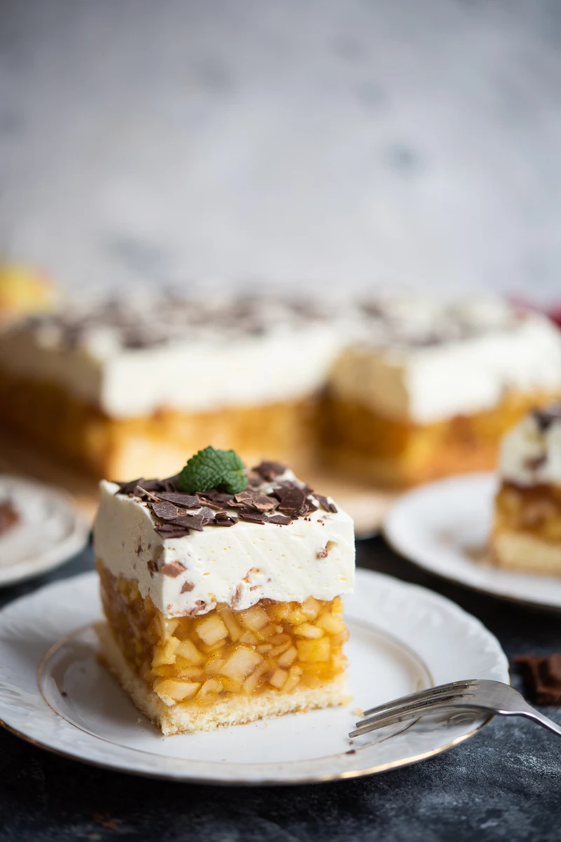 Jabłecznik stracciatella