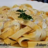 Tagiatelle w sosie śmietanowo-borowikowym