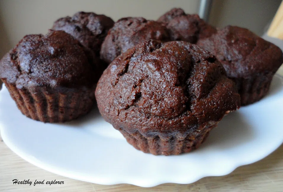 Fit muffinki czekoladowo-daktylowe