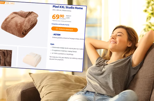 Ten pled XXL z Action to hit na jesień! Miękki, ciepły i ogromny za jedyne 69,90 zł!