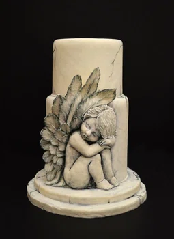Torcik z aniołkiem