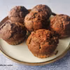 Muffinki bananowo-kakaowe