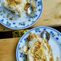 Kokosowy deser bez pieczenia na ciasteczkowym spodzie