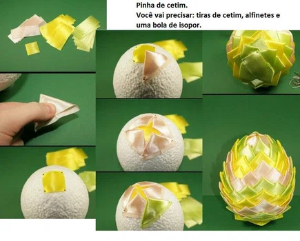 Jajko z materiału - dekoracja