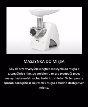 Kuchenny trik z maszynką do mięsa
