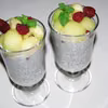 Deser jogurtowy z chia i  melonem