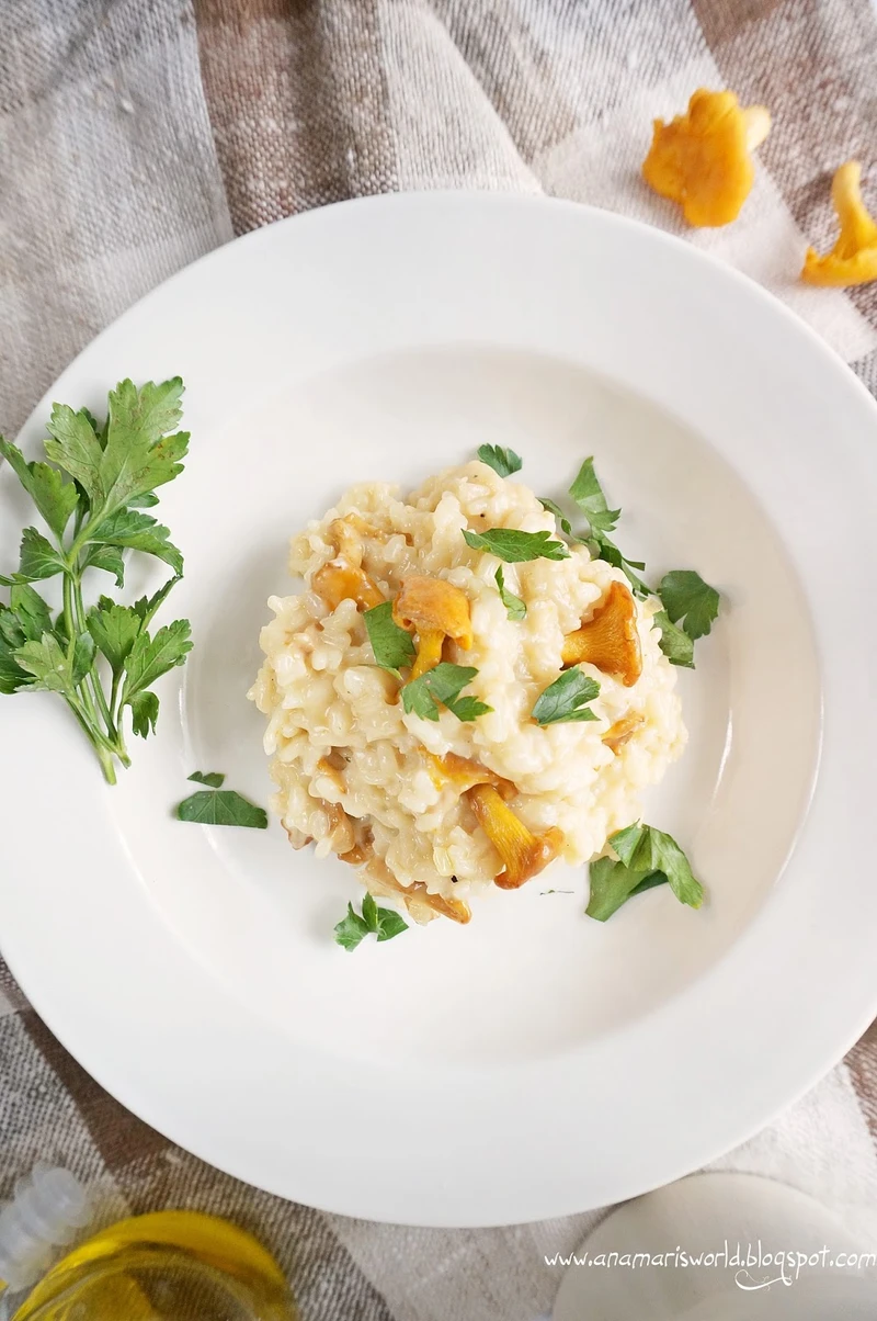 Risotto z kurkami