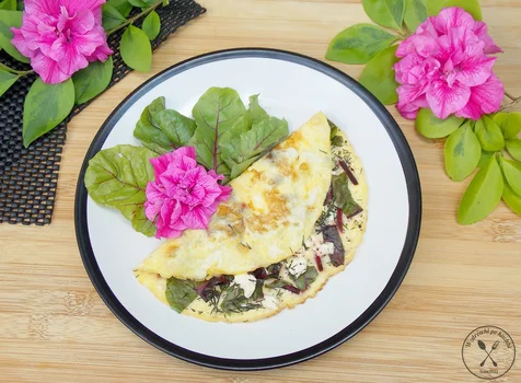Omlet francuski z botwinką