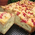 Najlepsze ciasto DROŻDŻOWE Z RABARBAREM I KRUSZONKĄ+FILM