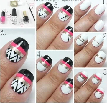 DIY- pasiaste paznokcie