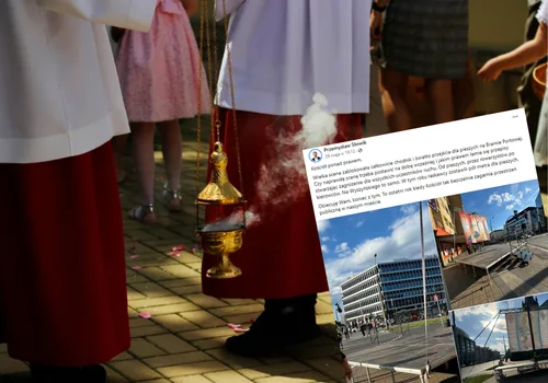 Awantura o ołtarz w Boże Ciało! "Kościół ponad prawem"? Na miejsce przyjechała policja