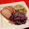 Pieczony schab peklowany