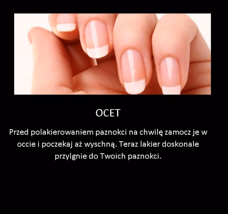Super trik na nieodpryskujący lakier do paznokci!