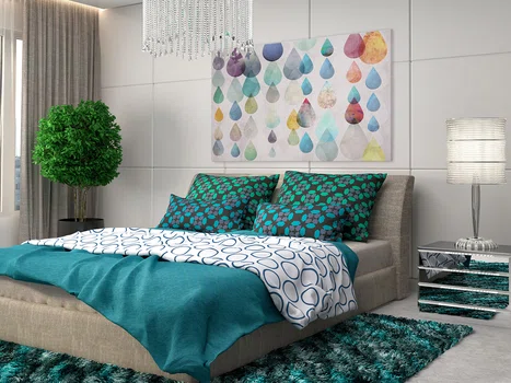 Łzy szczęścia - nowoczesny obraz na płótnie