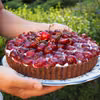 Tarta z czereśniami. Przepis krok po kroku