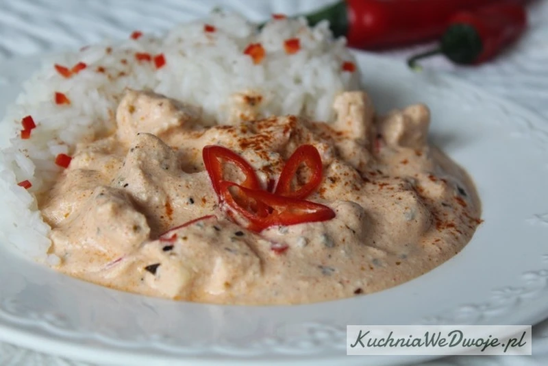 Kurczak w sosie chilli