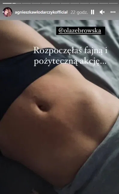 Zdjęcie Agnieszka Włodarczyk o akcji "Bo nikt nie jest idealny". Czy jej brzuch wygląda, aż tak źle? #1