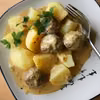 Klopsiki w sosie musztardowym