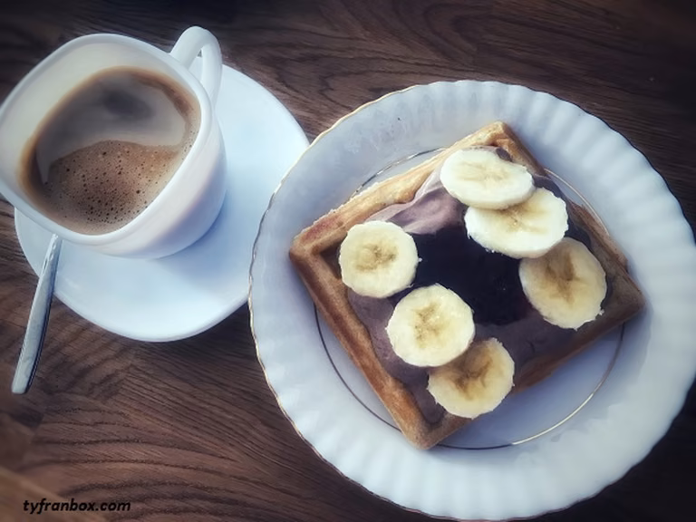 Gofry fit z kremem czekoladowym
