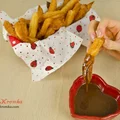 churros z sosem czekoladowo-cynamonowym