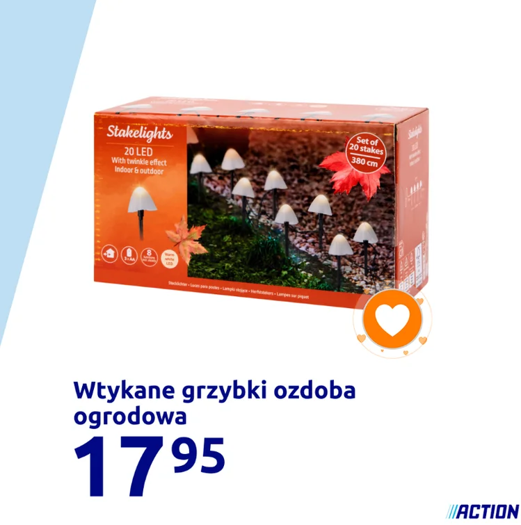 Zdjęcie Te urocze lampki z Action będą hitem jesieni! Tylko 18 zł, bez wtyczki, a efekt jak z zaczarowanego ogrodu #1