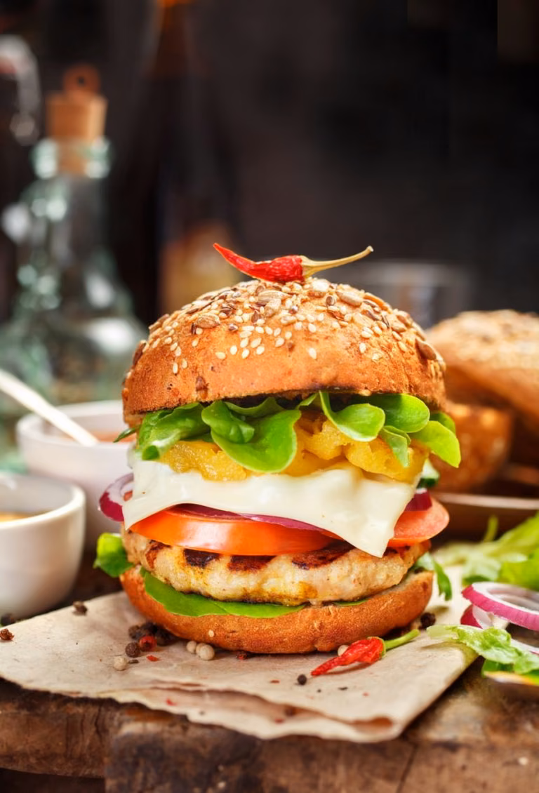 Domowy cheeseburger