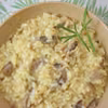 Risotto z boczniakami i rozmarynem