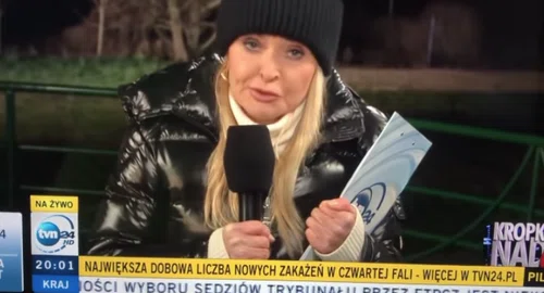 Monika Olejnik pojechała do Michałowa. Dziennikarka apeluje z granicy.