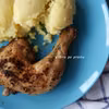 Pieczone udka kurczaka z ziemniakami