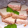 Kakaowo-miodowe wafle z jagodową nutą