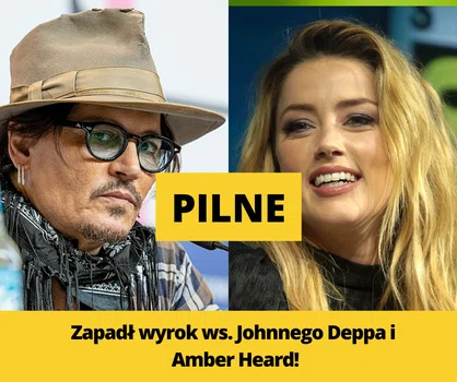 PILNE: Zapadł wyrok ws. Johnnego Deppa i Amber Heard!